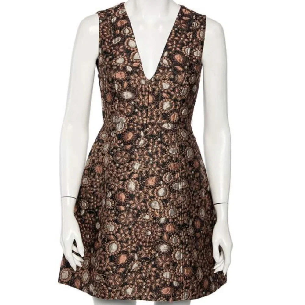 Alice + Olivia Pacey Brocade Dress_2